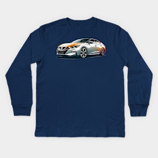 Nissan Maxima Kids Long Sleeve T-Shirt